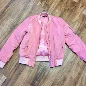 Pink Bomber Jacket